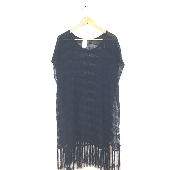 Polo Ralph Lauren Other - Polo Ralph Lauren Fringe Tunic Cover Up Crochet
